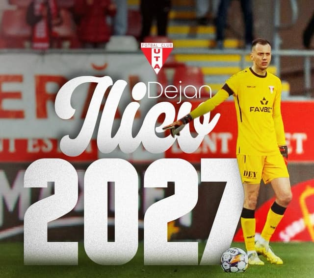 Dejan Iliev își prelungește contractul cu UTA Arad până în 2027 și continuă ca lider al echipei.