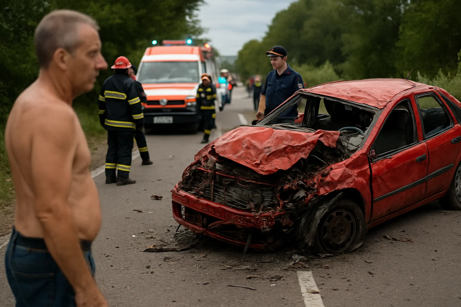 Accident autocar-camion la Drajna: 12 răniți, Plan Roșu activat