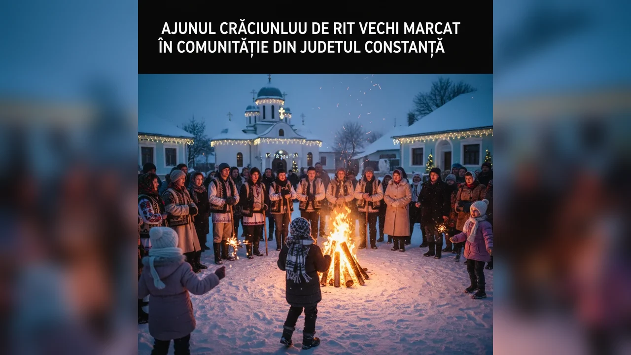 Ajunul Crăciunului de rit vechi, sărbătorit în comunitățile din județul Constanța