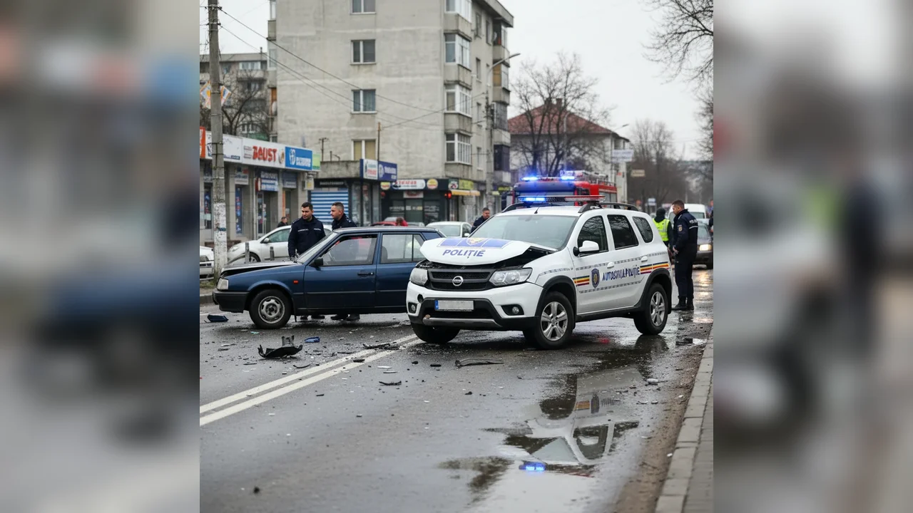 Amzacea și General Scărișoreanu: acțiune a Poliției Negru Vodă, 38 de autoturisme verificate