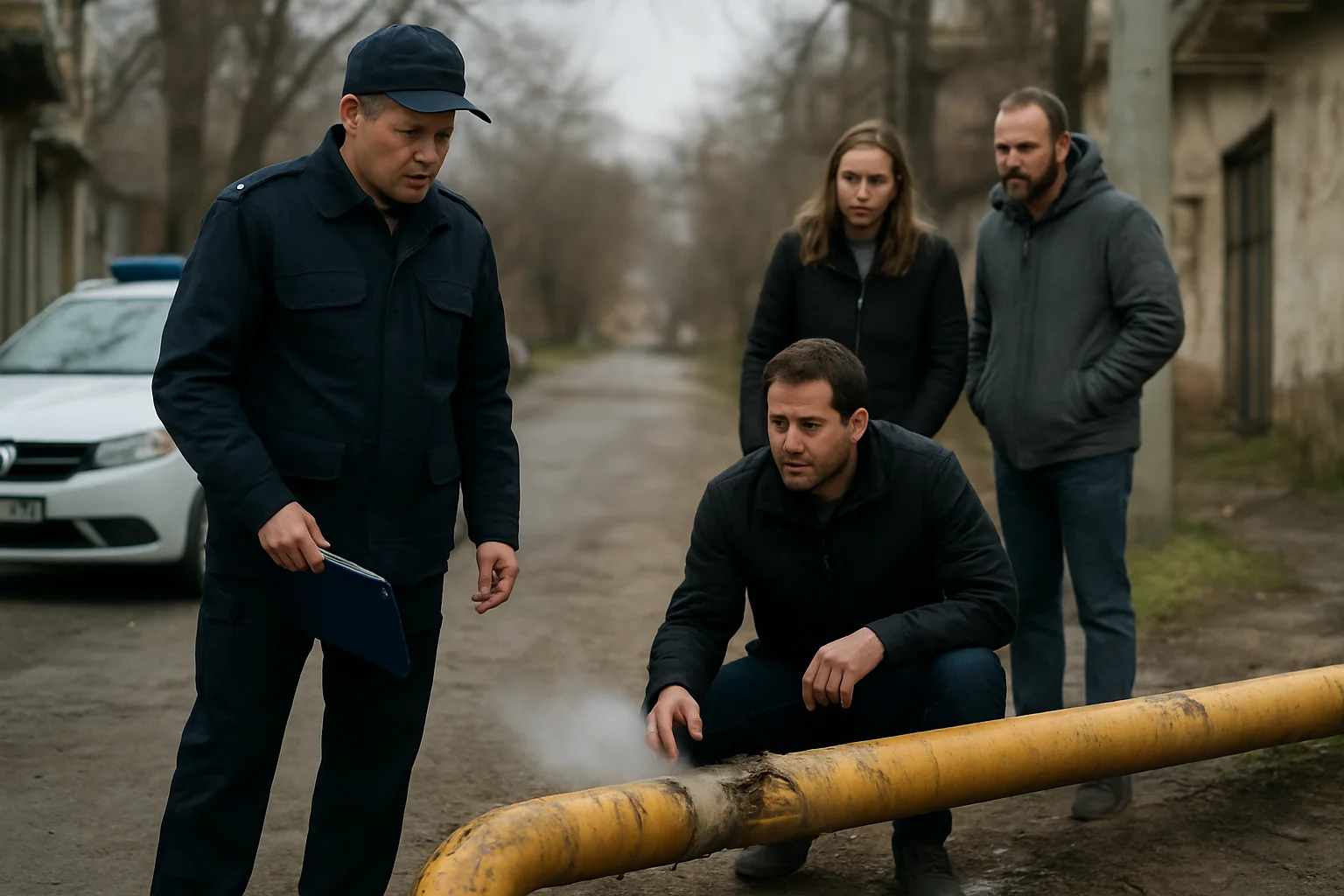 Anchetă a Poliției după fisurarea conductei de gaz în Constanța