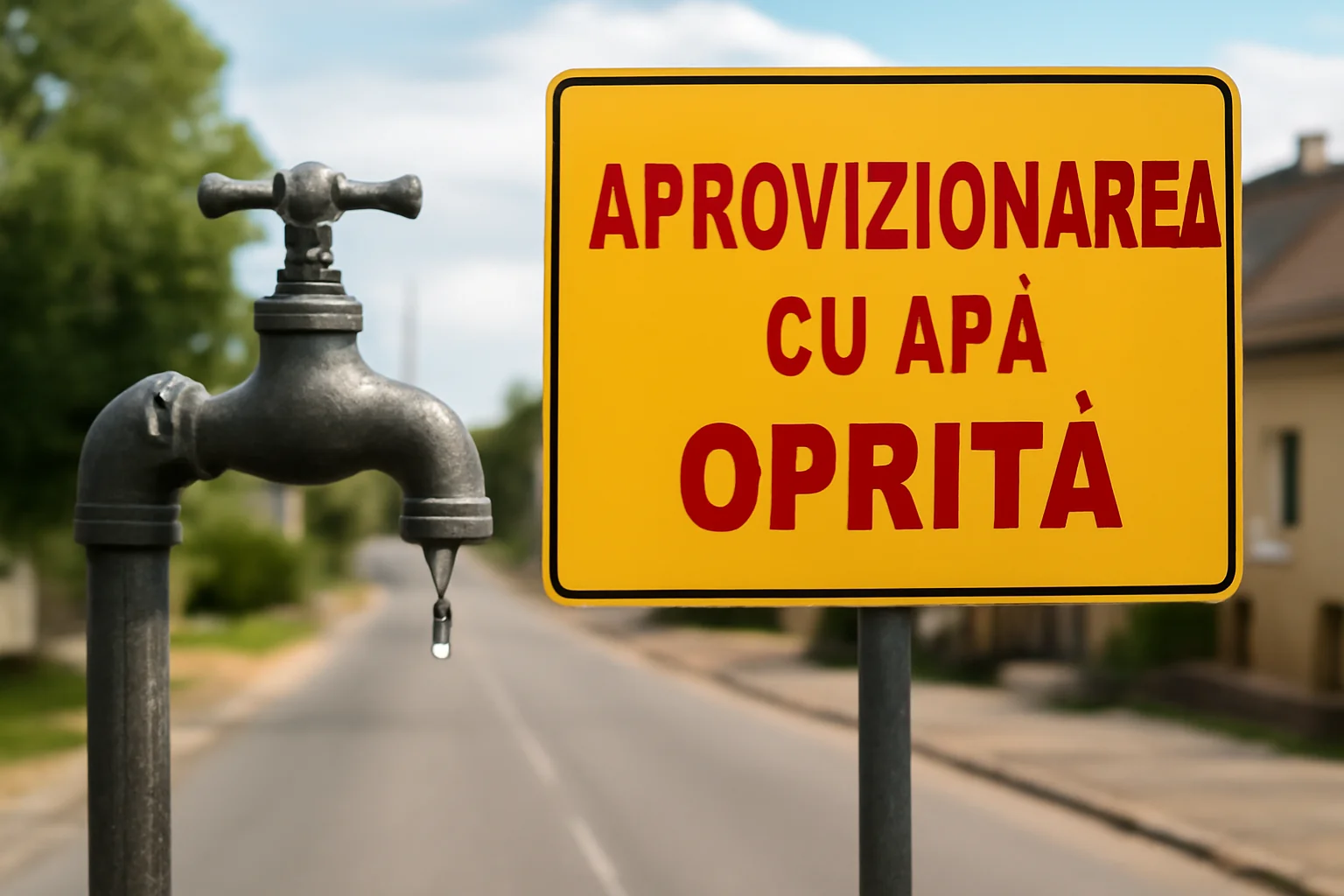 Aprovizionarea cu apă oprită în trei cartiere până la ora 22:00.