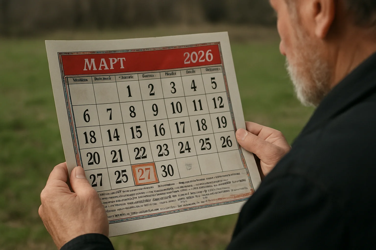 Calendar ortodox – 2026-03-27