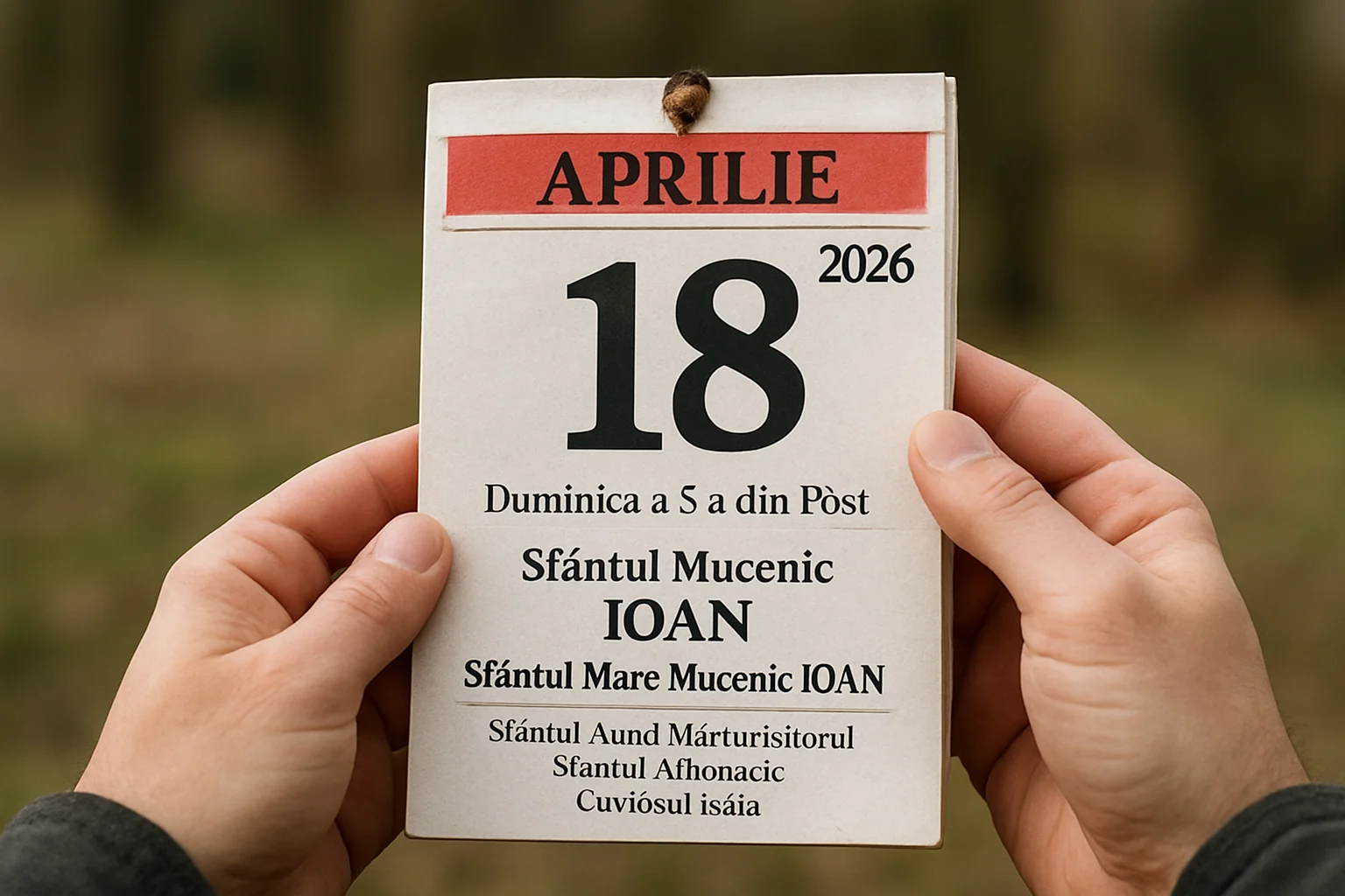 Calendar ortodox – 2026-04-18