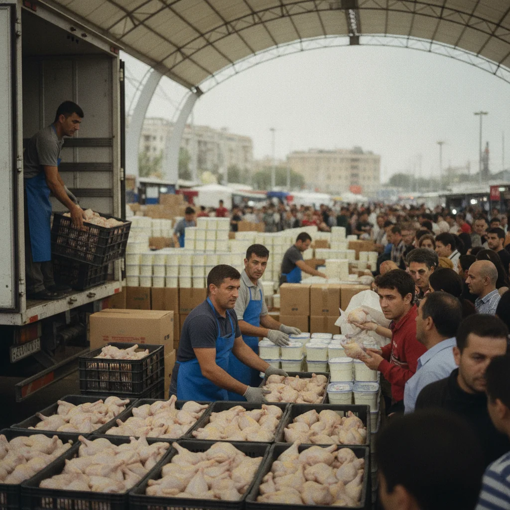 China extinde exporturile de pui și lactate, cu prețuri mai mici