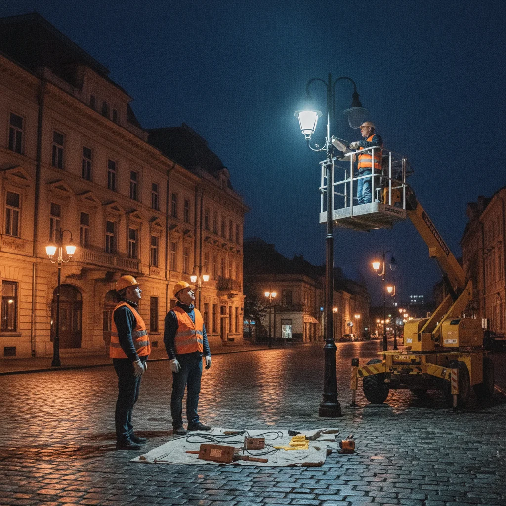 Constanța modernizează iluminatul public în mai multe zone ale orașului