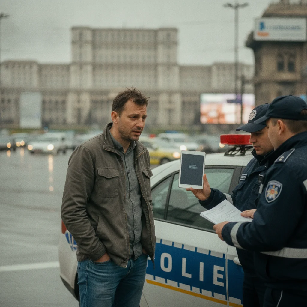 Constanța: șoferul sancționat la București rămâne fără permis 30 de zile
