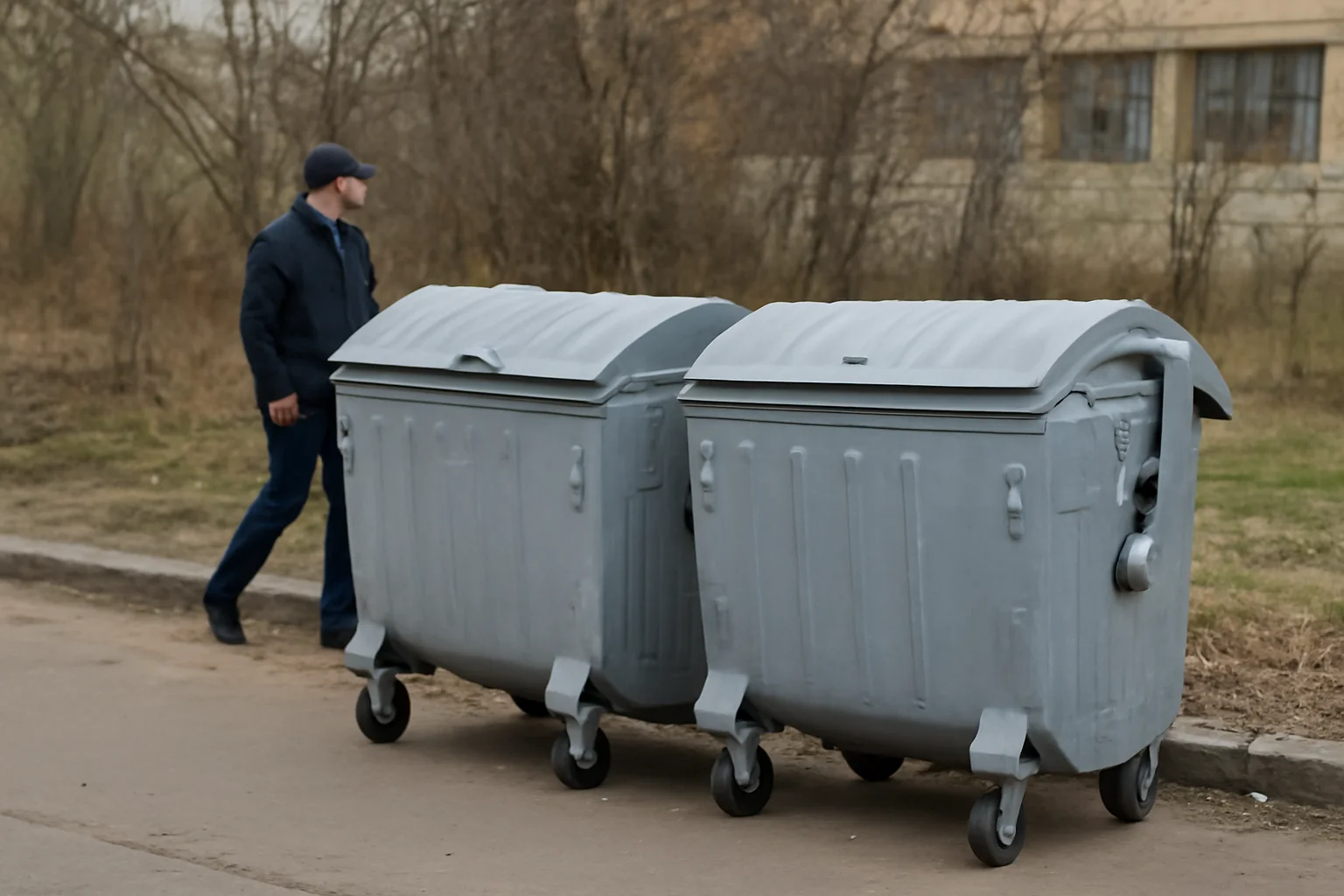 Containerele pentru colectarea deșeurilor voluminoase au fost amplasate în zona CET – KM 5