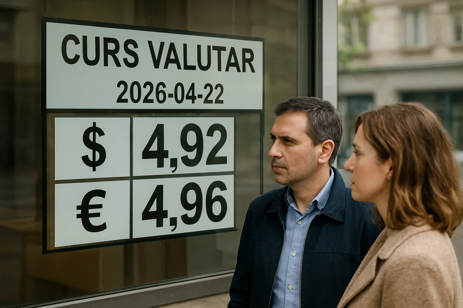 Curs valutar azi (BNR) – 2026-04-22