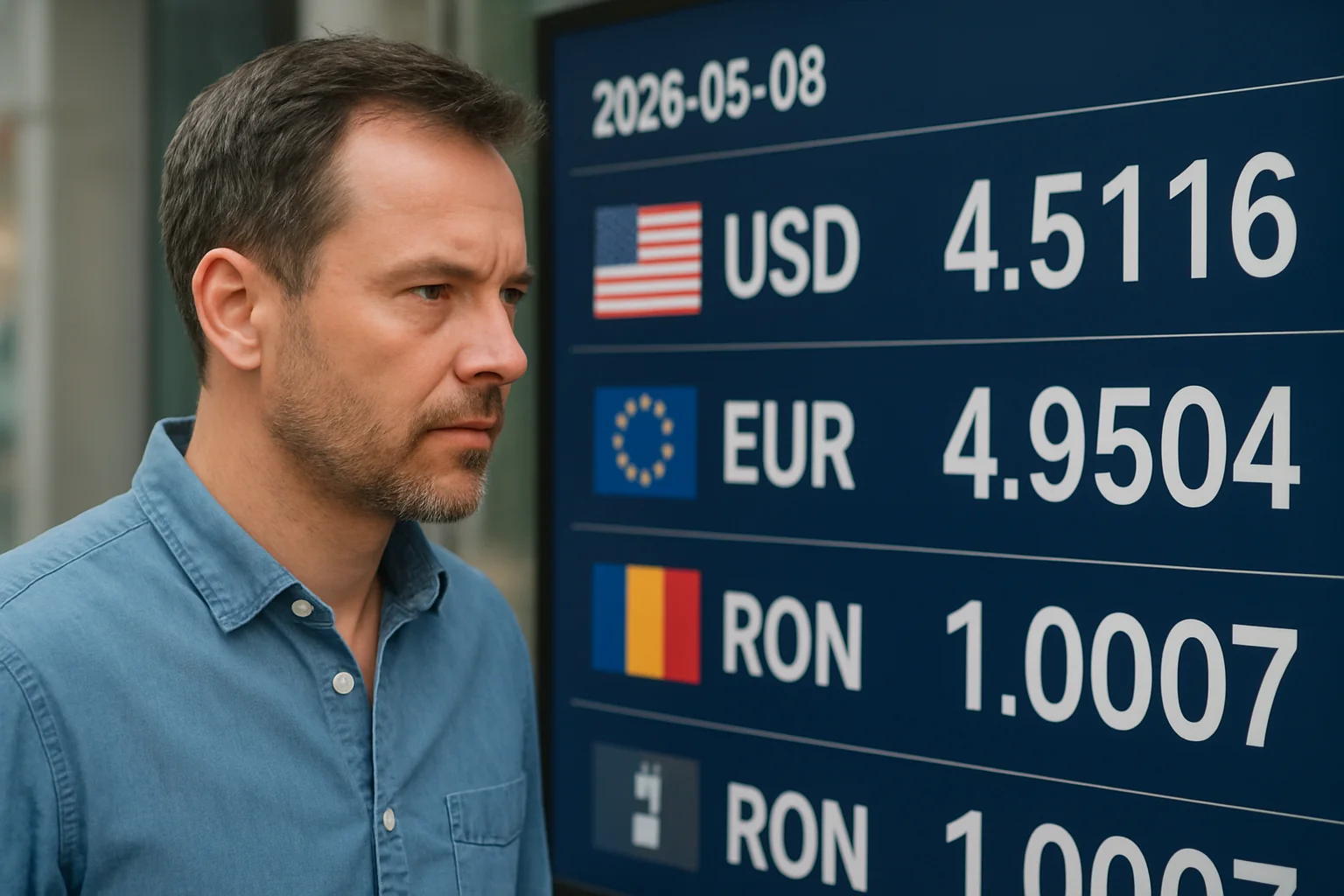 Curs valutar azi (BNR) – 2026-05-08