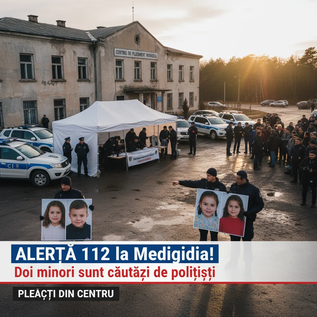 Doi minori dispăruți dintr-un centru de plasament, căutați de poliție