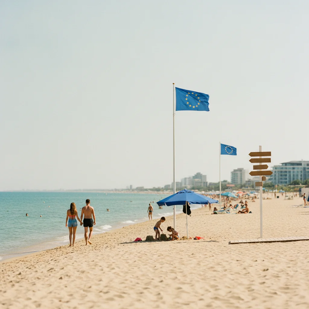 Două plaje din Mamaia Nord, printre cele cinci Blue Flag