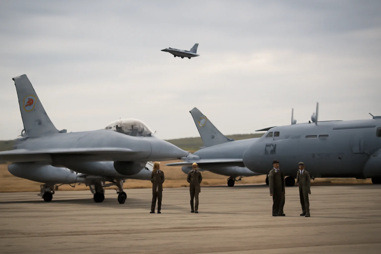 Exerciții aeriene româno-germano-americane la Constanța, cu zboruri la joasă înălțime și în regim supersonic