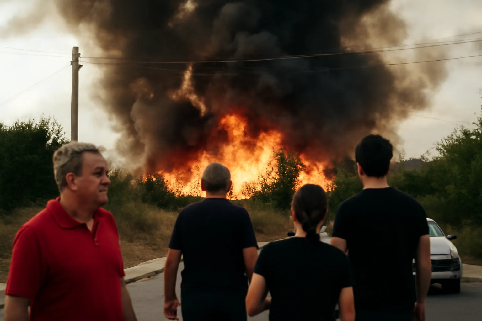Foc de amploare izbucnit în cartierul Palazu Mare