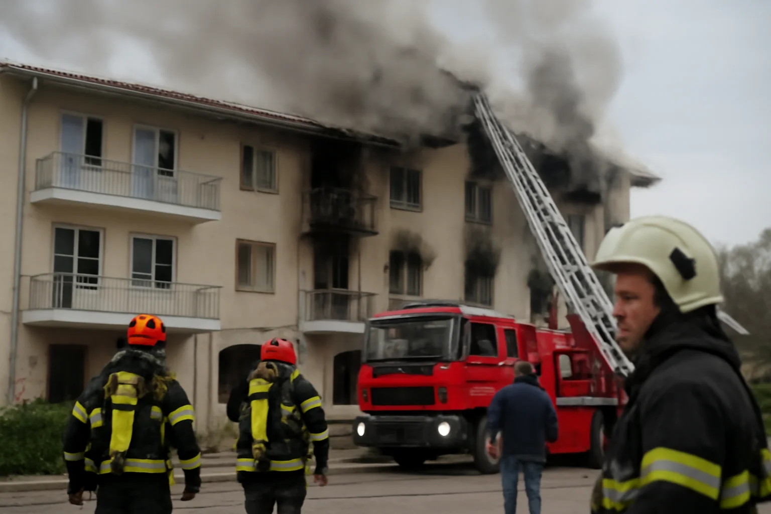 Incendiu devastator la o unitate de cazare din Eforie Nord