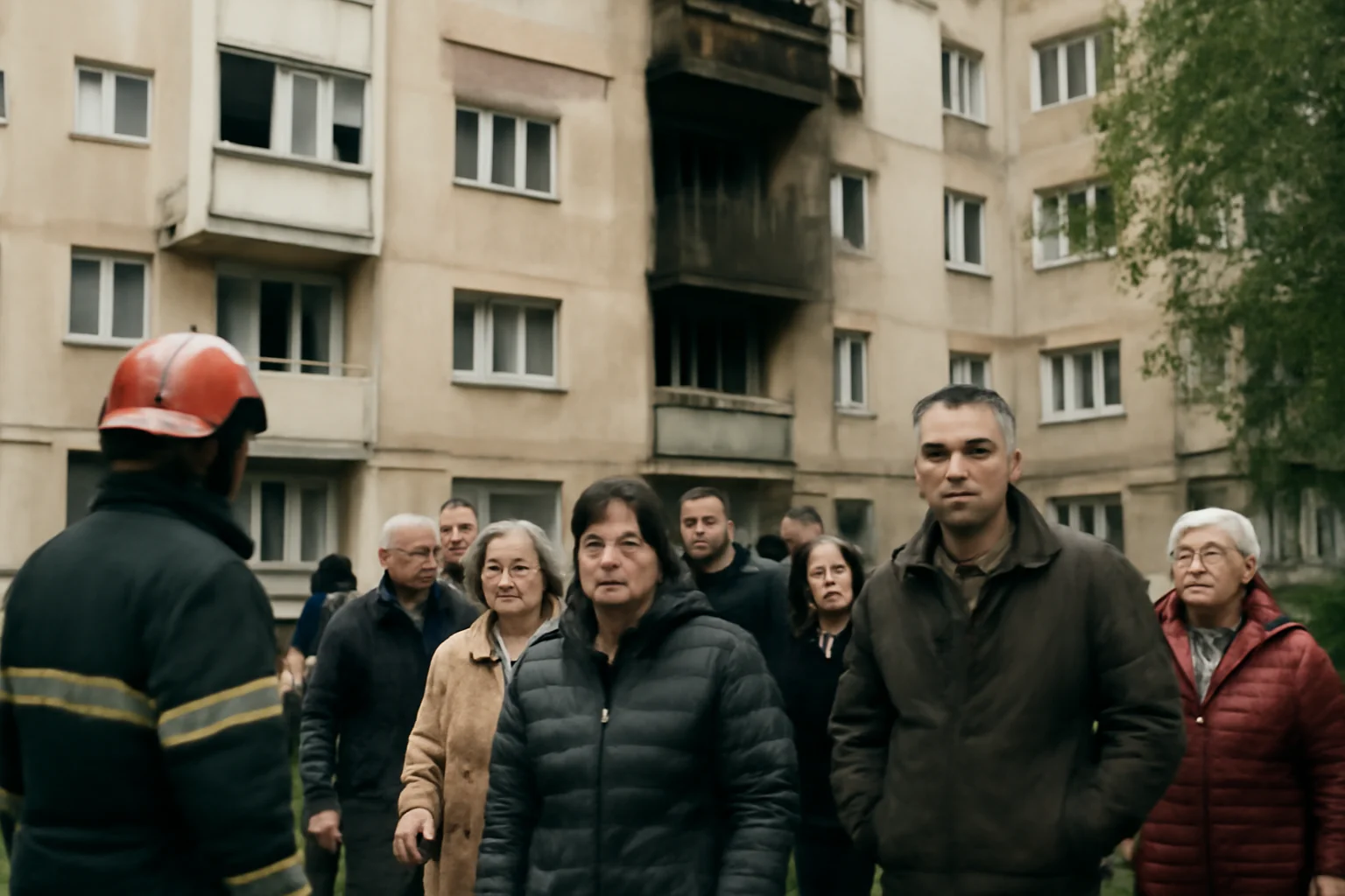 Incendiu la bloc pe Ștefan cel Mare: 16 persoane evacuate