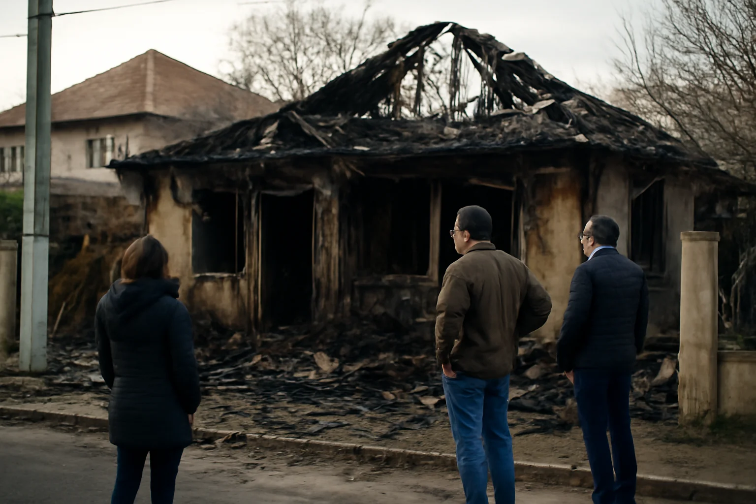 Incendiu la o locuință din Palazu Mare, Constanța: opt persoane s-au autoevacuat