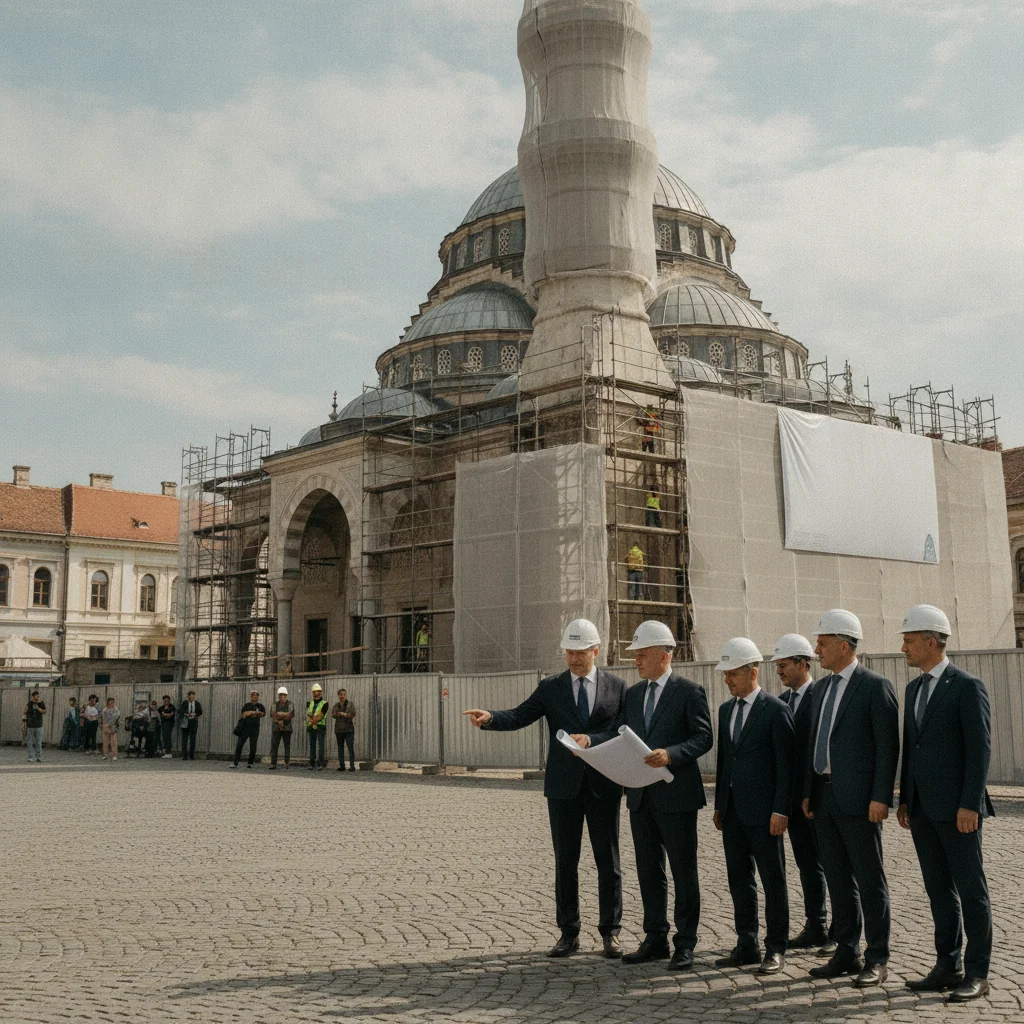 Moscheea Regală Carol I din Constanța intră în etapa de consolidare și restaurare
