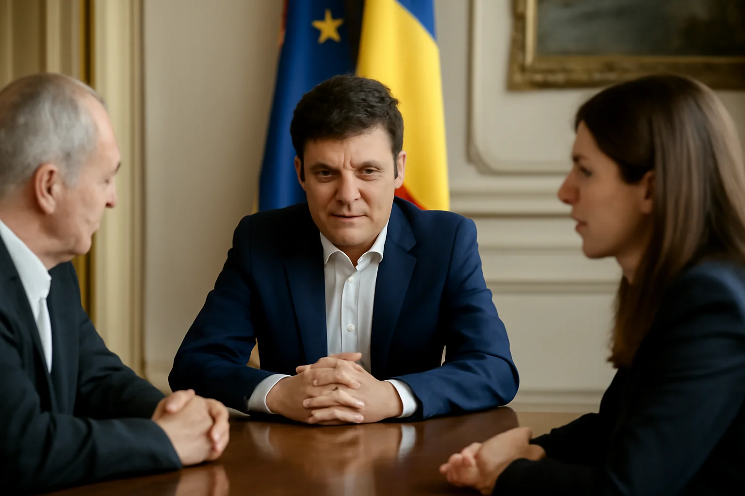Nicuşor Dan discută cu partidele despre formarea guvernului