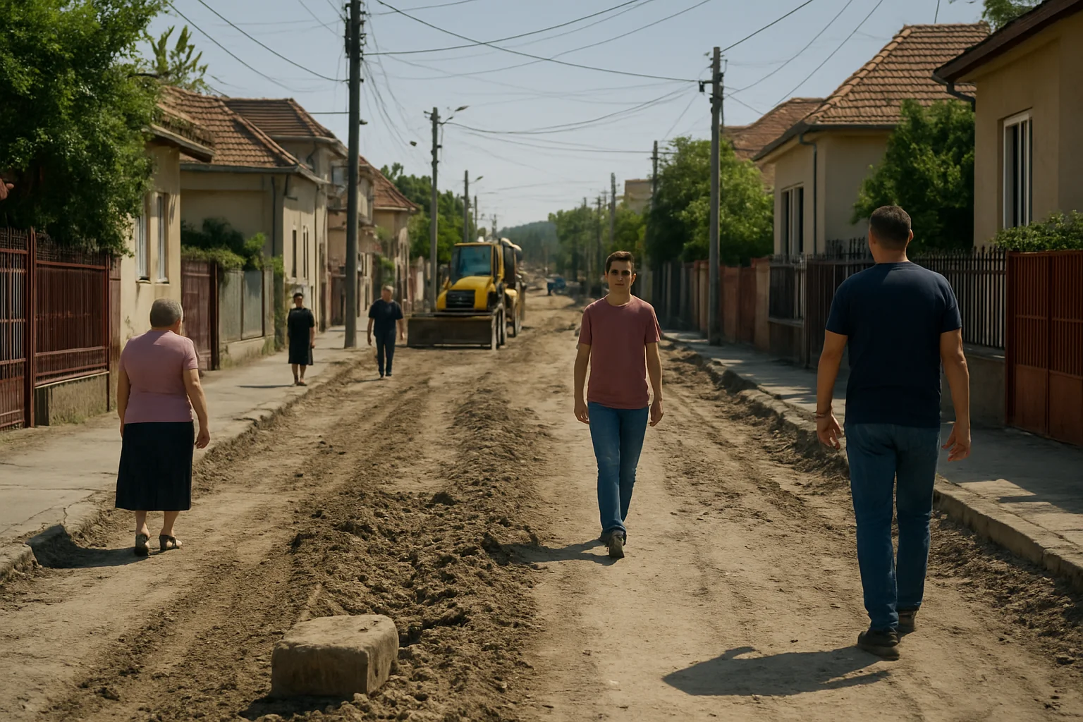 Noi străzi și trotuare incluse în programul de investiții