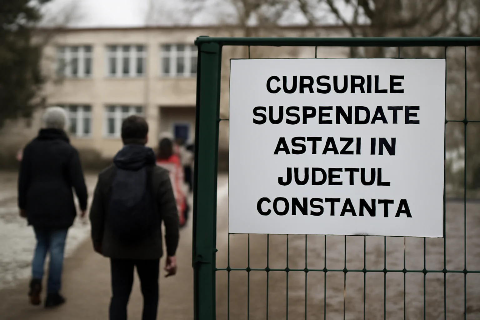 Orele de curs, oprite pentru ziua de azi în județul Constanța