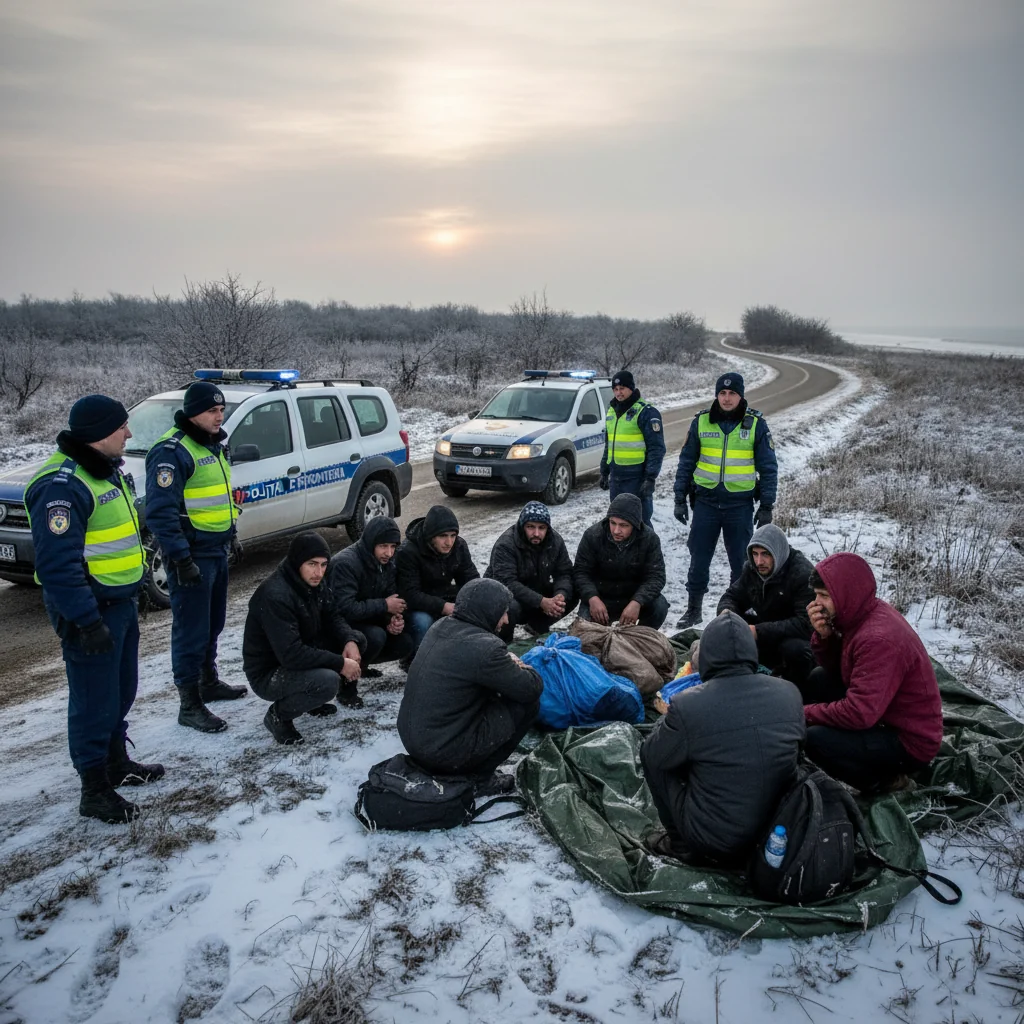 Paisprezece migranți fără acte depistați de Crăciun în județul Constanța