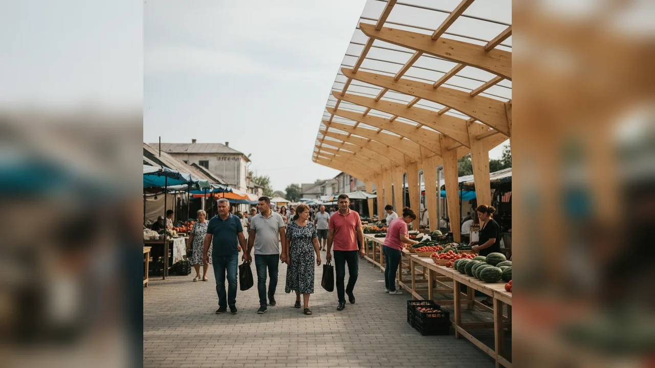 Plan de modernizare pentru târgul de la General Scărișoreanu, anunțat la Constanța