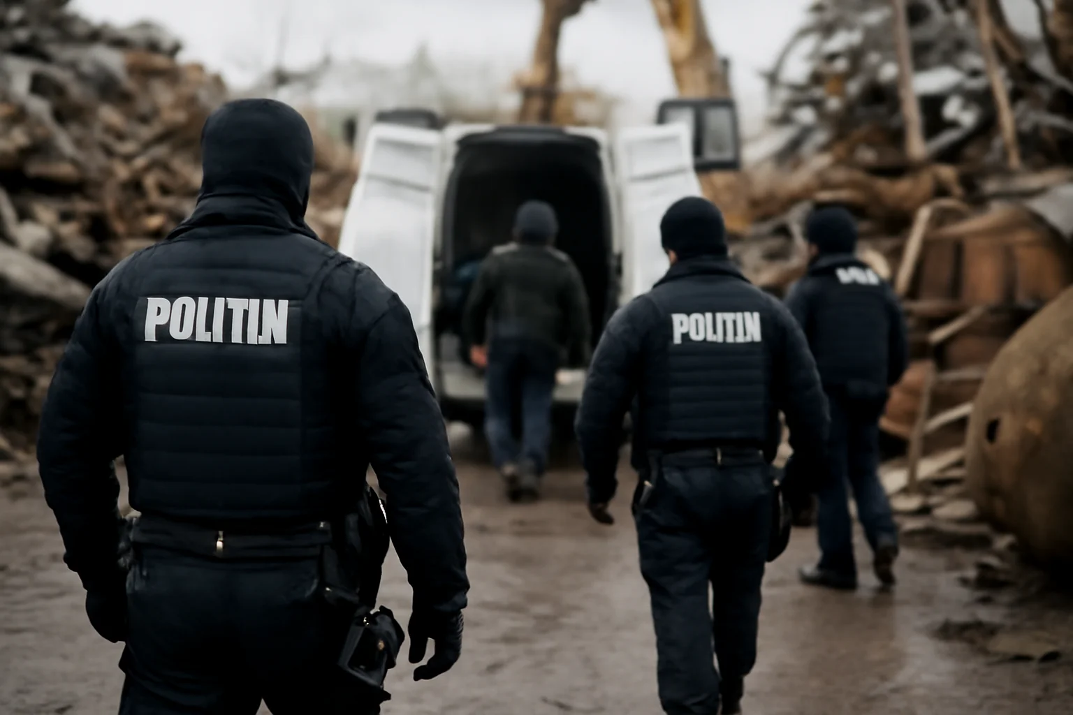 Polițiștii constănțeni efectuează descinderi la firme de fier vechi