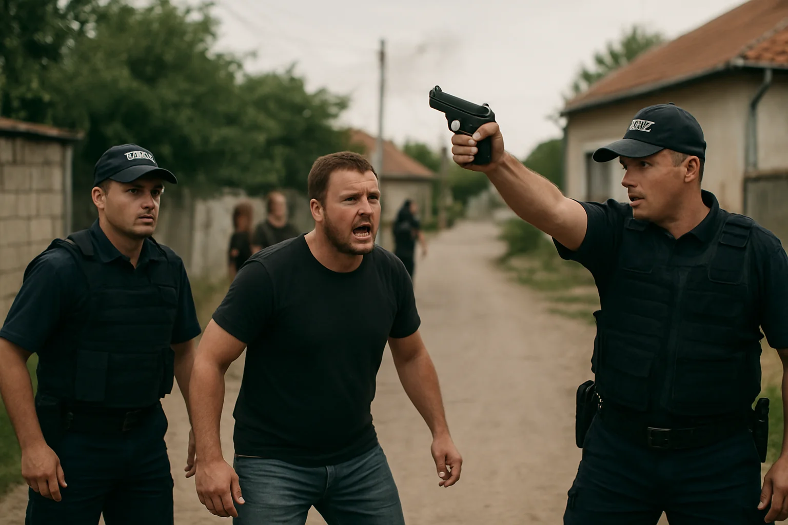 Polițiștii din Babadag trag focuri de armă pentru aplanare conflict