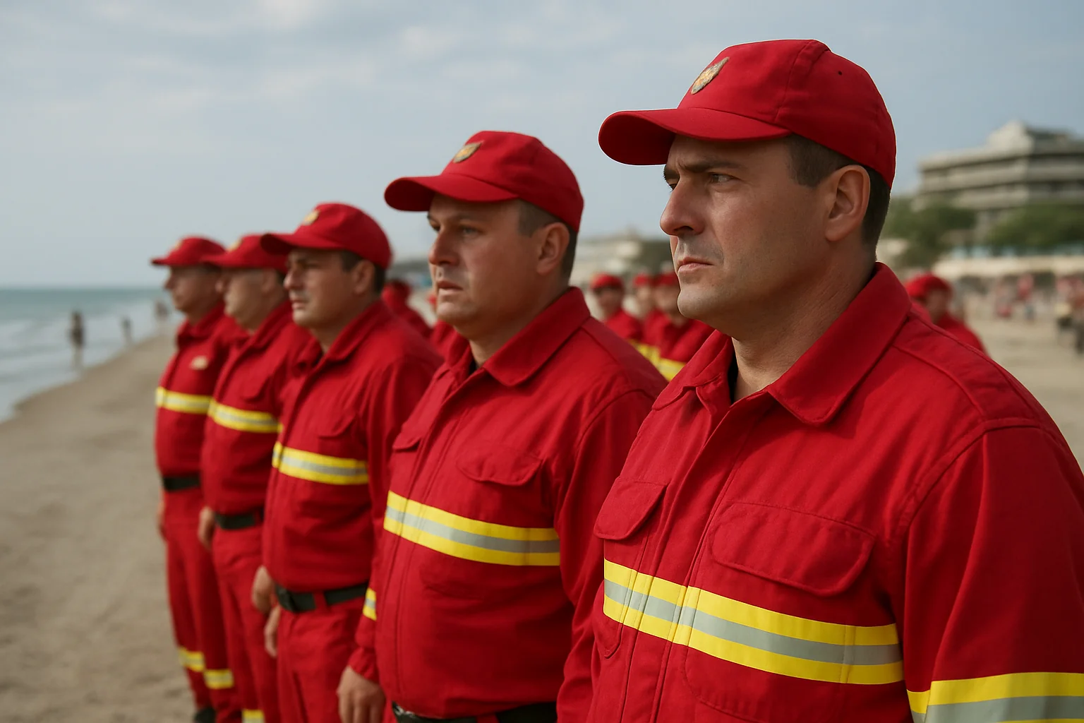 Pompieri suplimentari detașați pe litoralul Constanței