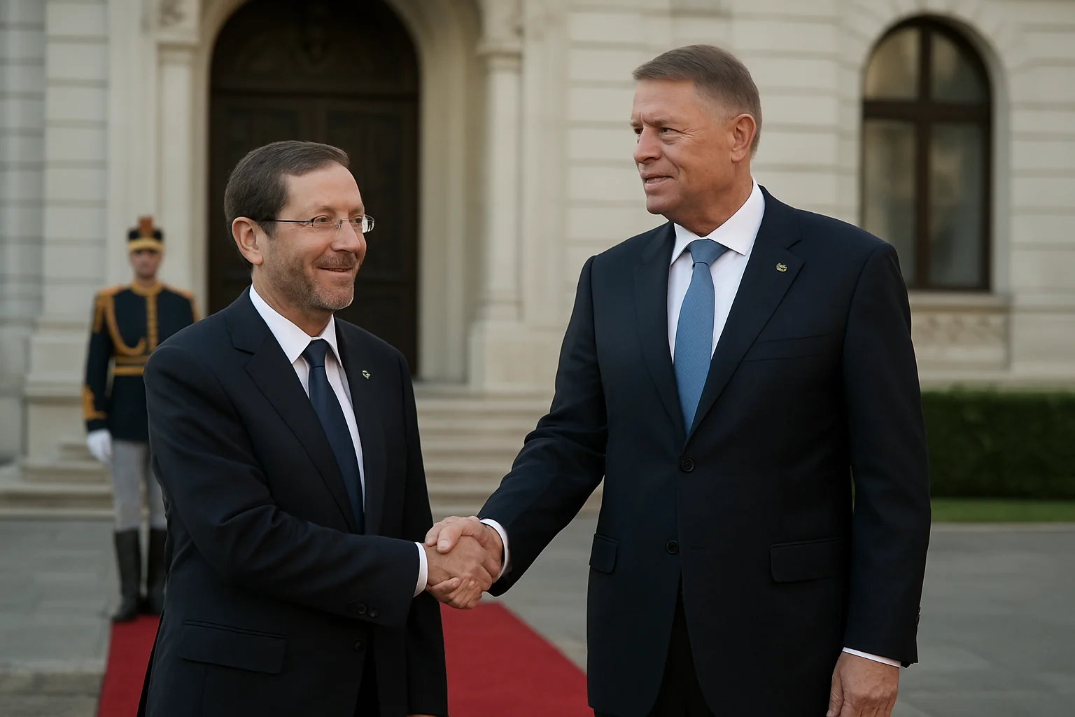 Președintele Israelului, Isaac Herzog, în vizită oficială la București