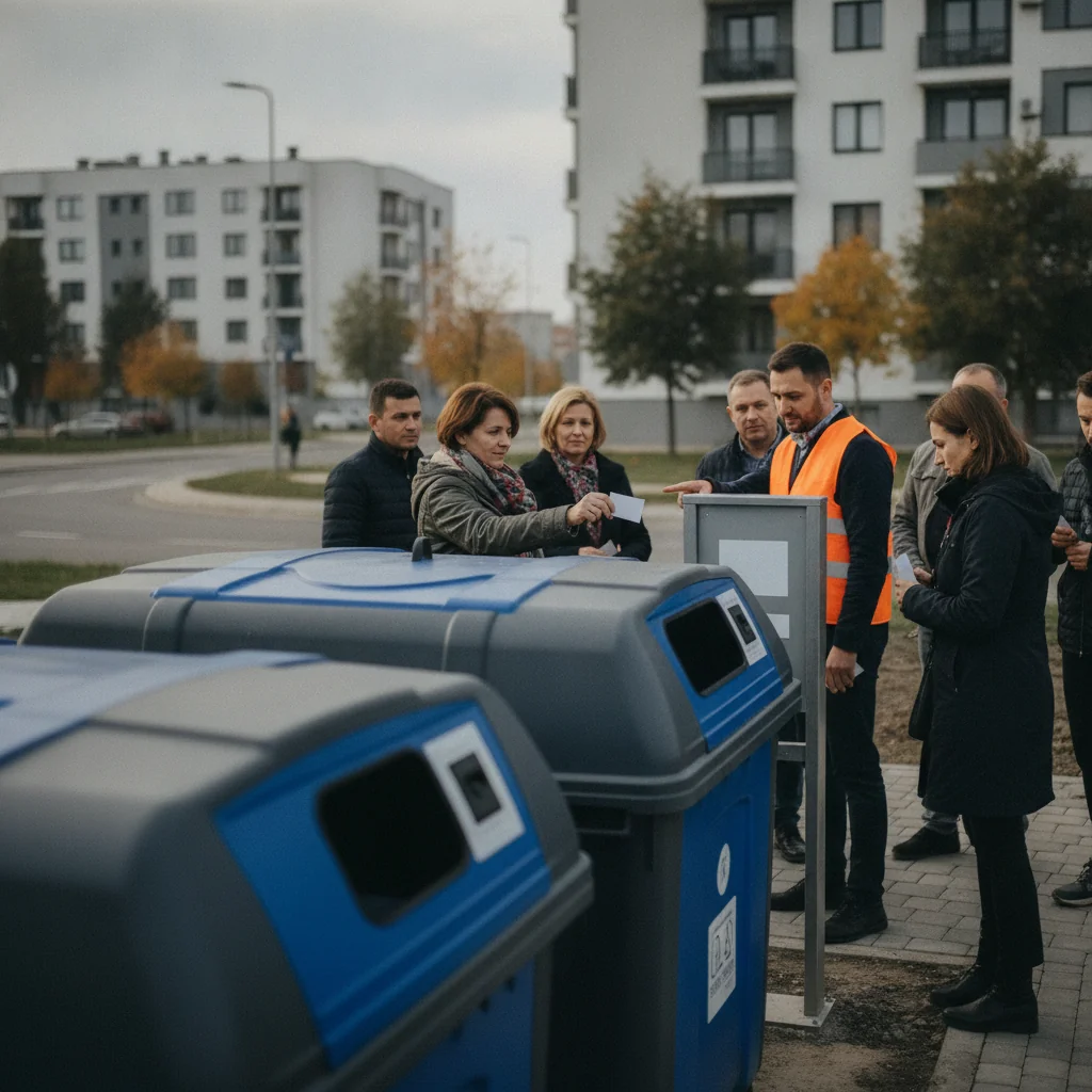 Primăria, responsabilă de sistemul de containere cu card