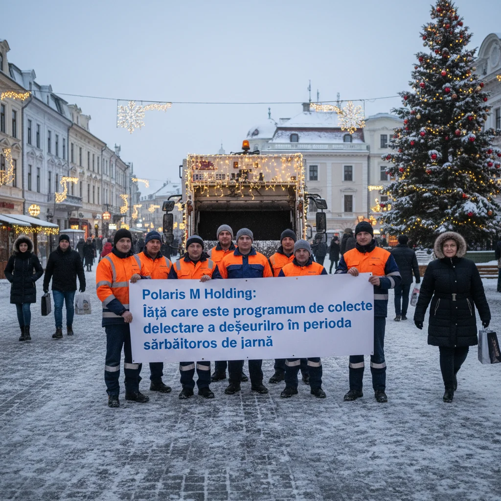Programul de colectare a deșeurilor în sărbătorile de iarnă 2024