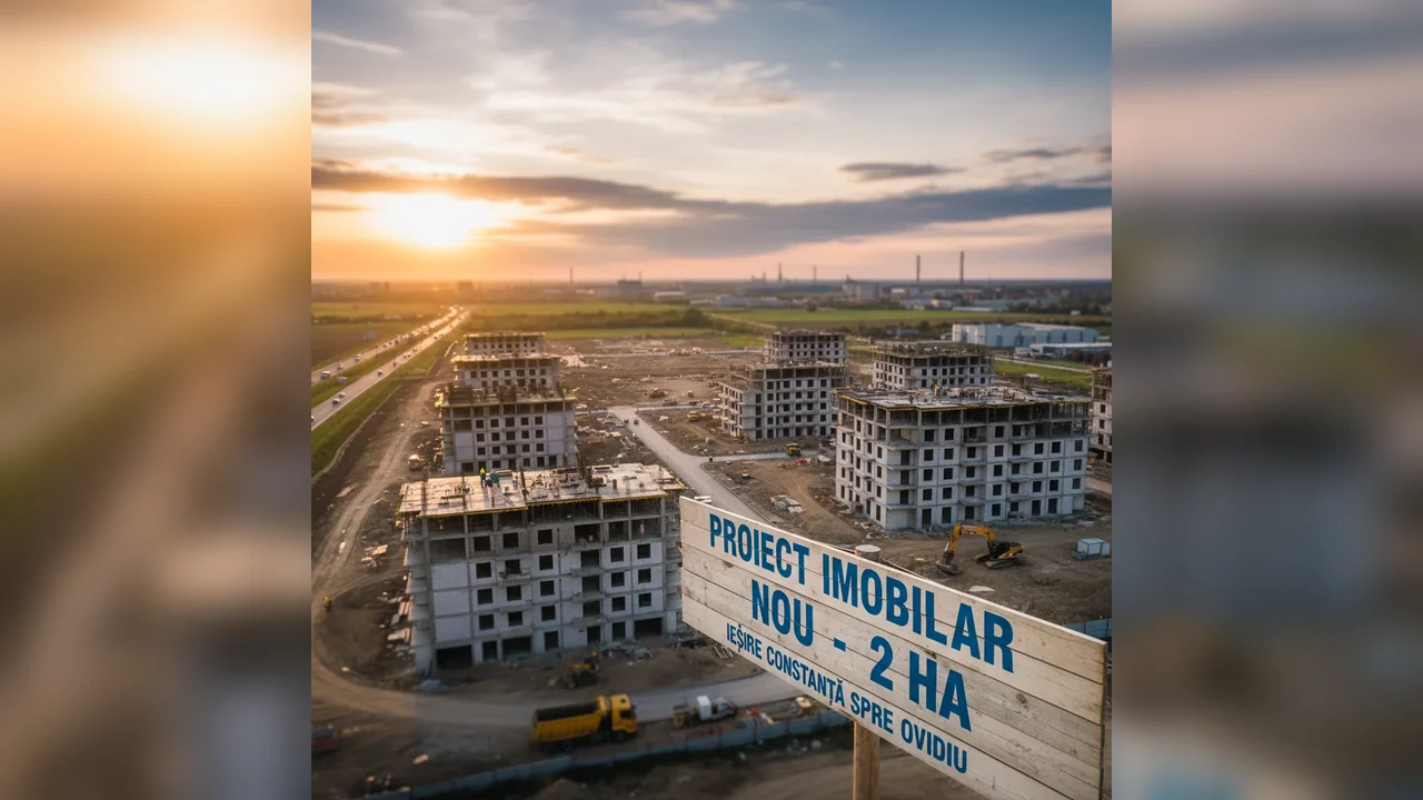Proiect imobiliar de amploare anunțat la ieșirea din Constanța spre Ovidiu