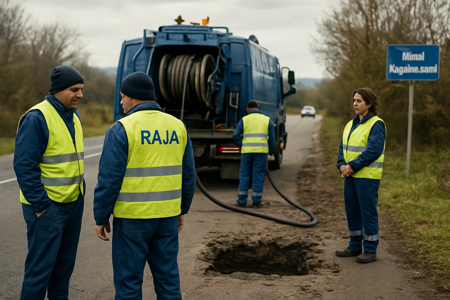 RAJA oprește apa în Mihail Kogălniceanu pe DN2A