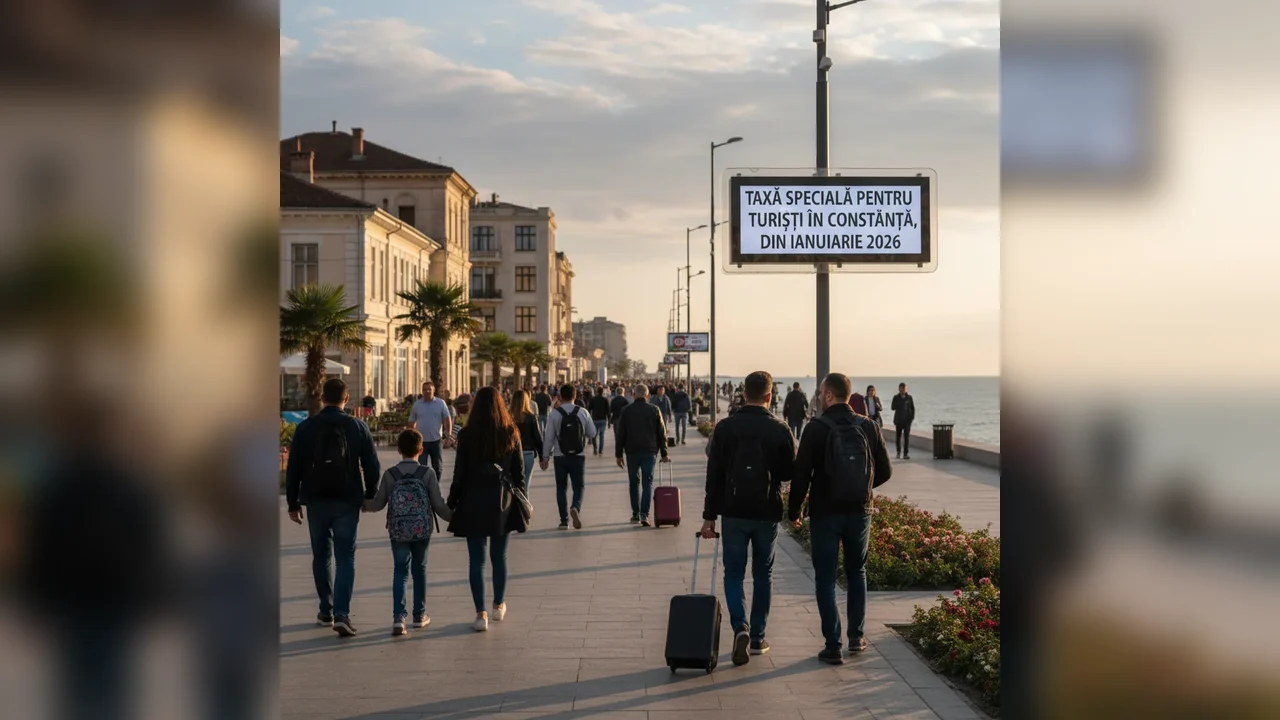 Taxă specială pentru turiști în Constanța, introdusă de la 1 ianuarie 2026