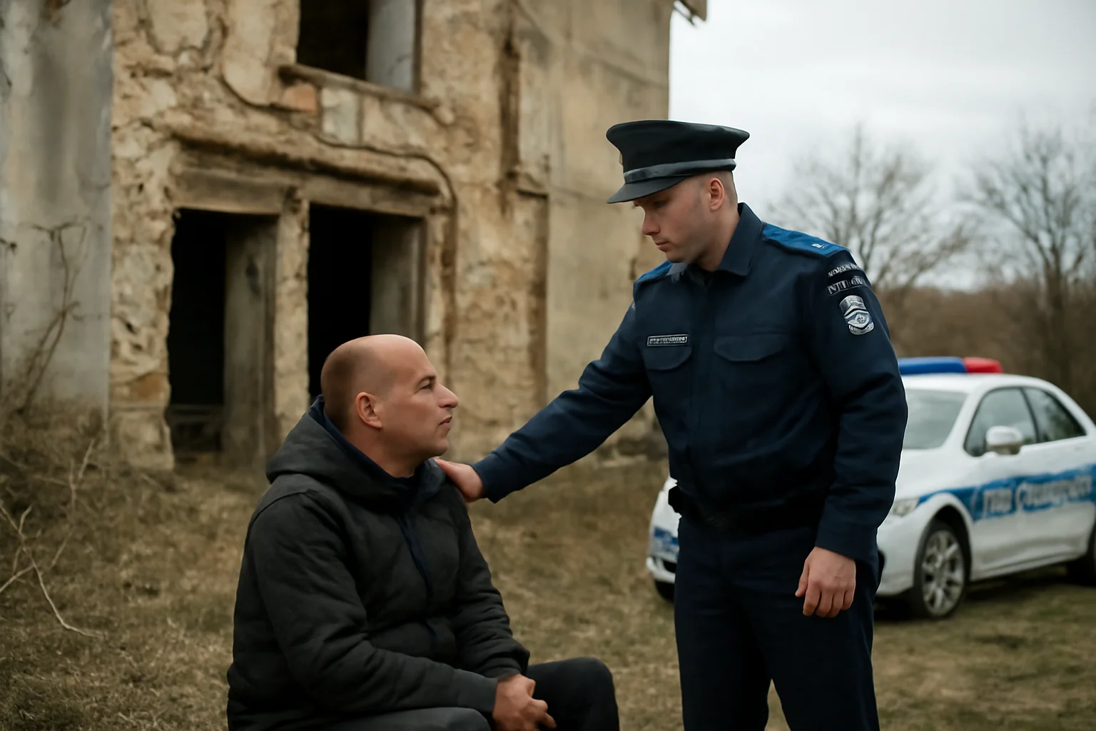 Tentativă de sinucidere într-un imobil abandonat din Constanța, oprită în urma intervenției poliției