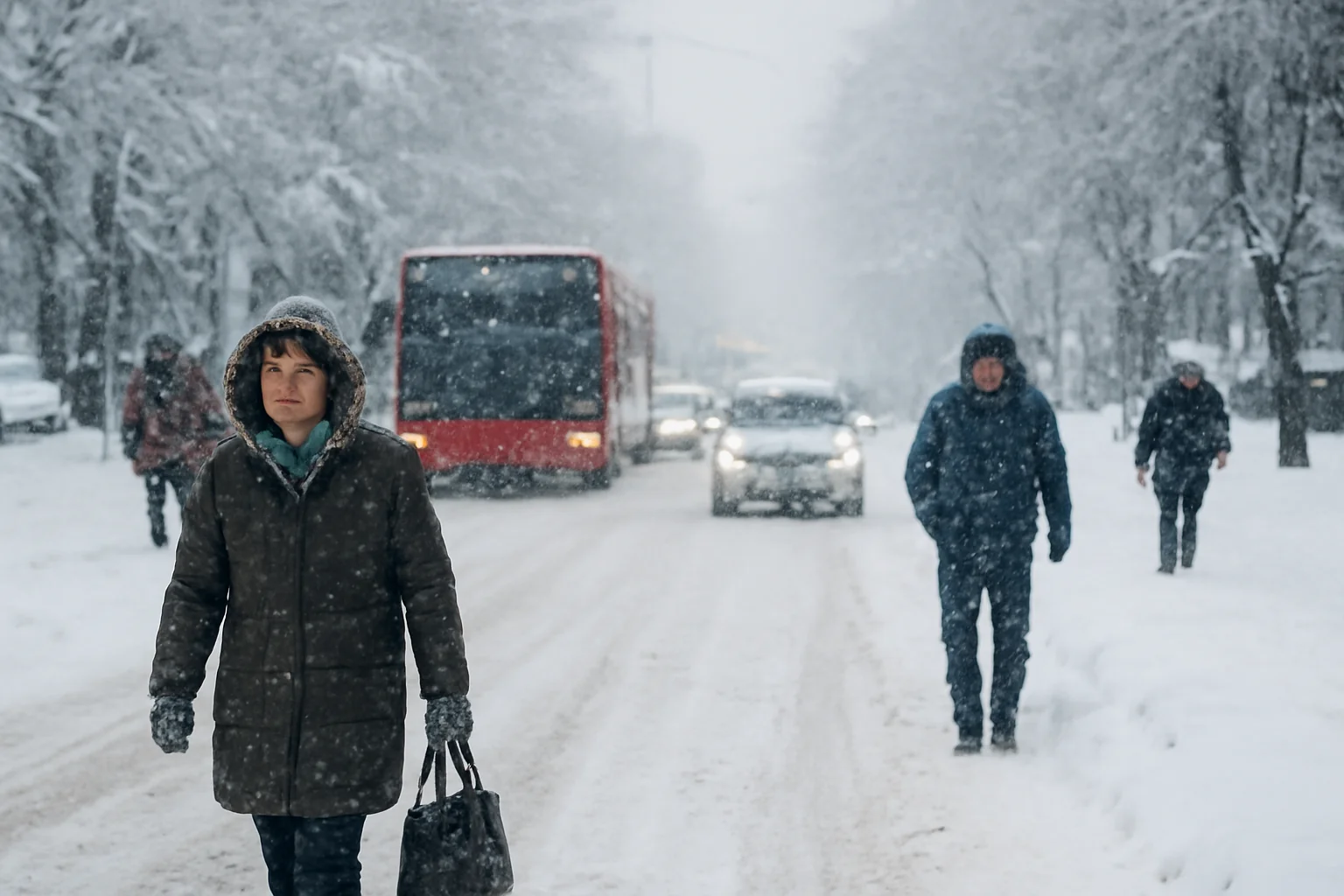 trafic dat peste cap, șosele închise și sute de intervenții de urgență