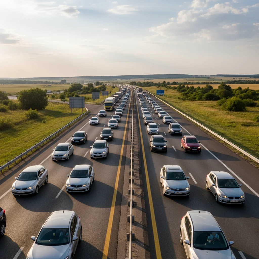 Trafic de iarnă pe Autostrada A2 București–Constanța: informare oficială pentru șoferi la Constanța