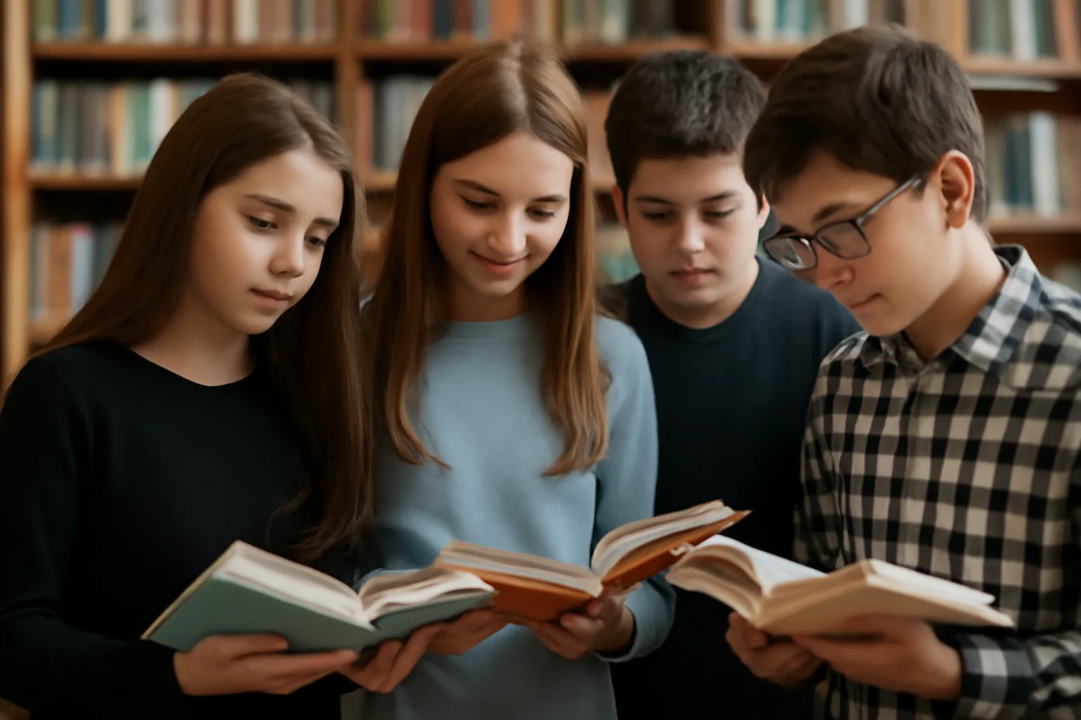 Ziua Cărții și a Bibliotecarului sărbătorită de elevii din Năvodari